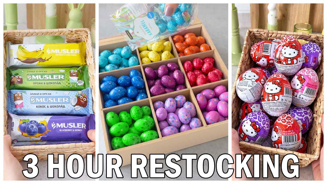 3 Hours of Satisfying Restocking ASMR ✨ | Cleaning, Organizing, Restocking for Relaxation