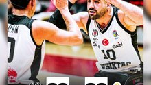 Yarı finalin ilk maçında galibiyet bizim! 💪  Beşiktaş 83-60 Galatasaray Fuzul  #EngellerBiziDurduramaz 🦅
