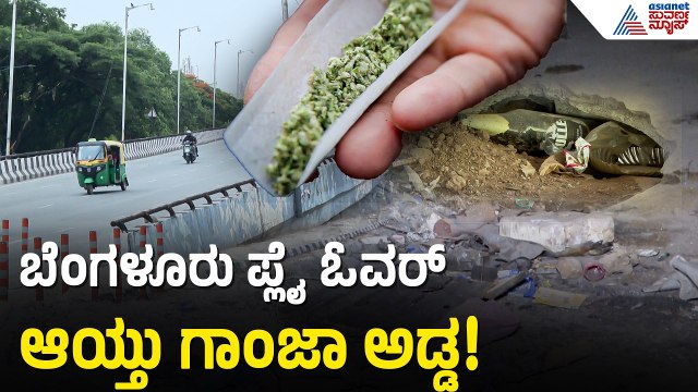 ಡ್ರಗ್ಸ್ ಗಳಿಗೆ ಮಾರಾಟ ಕೇಂದ್ರವಾಯ್ತು ಸಿಲಿಕಾನ್ ಸಿಟಿ ಫ್ಲೈಓವರ್‌ | Bengaluru flyover drug racket exposed
