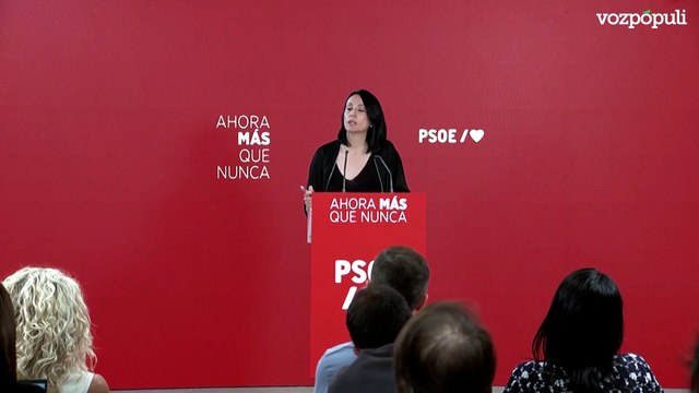 El PSOE no descarta querellarse contra Leire Díez
