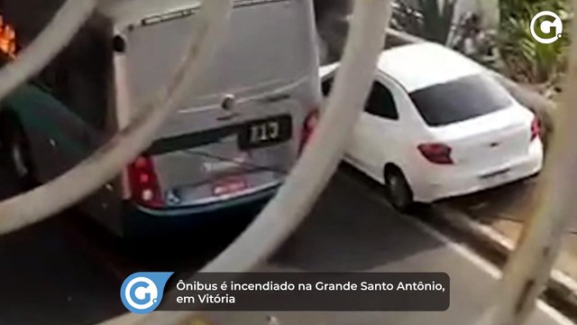 Ônibus é incendiado na Grande Santo Antônio, em Vitória