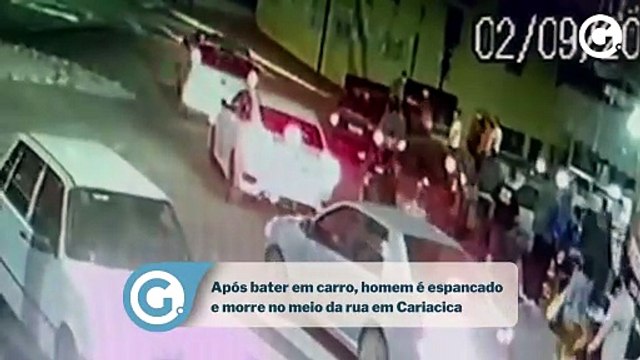 Após bater em carro, homem é espancado e morre no meio da rua em Cariacica
