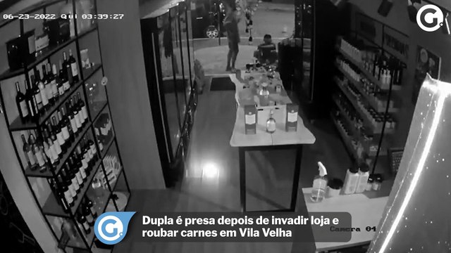 Dupla é presa depois de invadir loja e furtar carne em Vila Velha