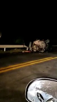 Pai e filho morrem em grave acidente na BR 101, em Pedro Canário
