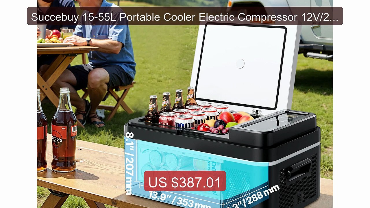 Succebuy 15-55L Portable Cooler Electric Compressor 12V/24V DC... -- Hot Deal 2026 | Limited Offer!