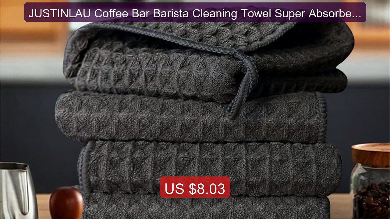 JUSTINLAU Coffee Bar Barista Cleaning Towel Super Absorbent Microf... -- Best Deal 2026 | Shop Now!
