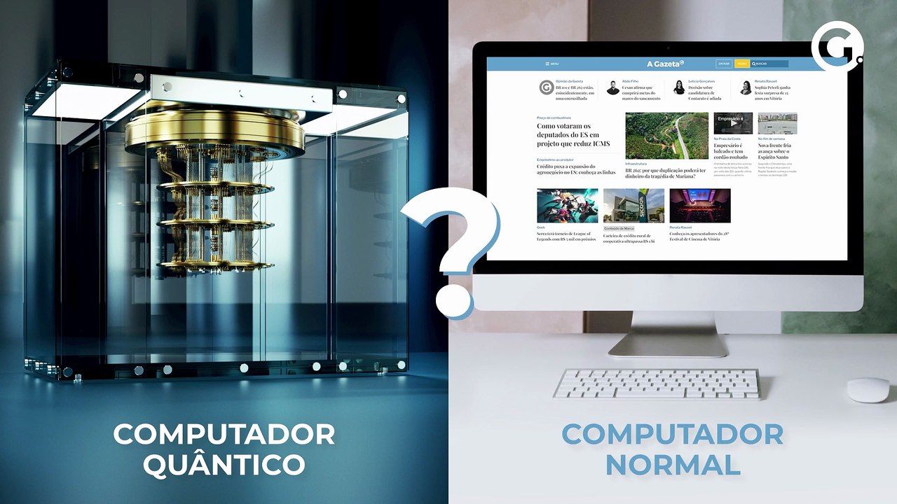 Qual a diferença entre um computador quântico e um computador eletrônico?
