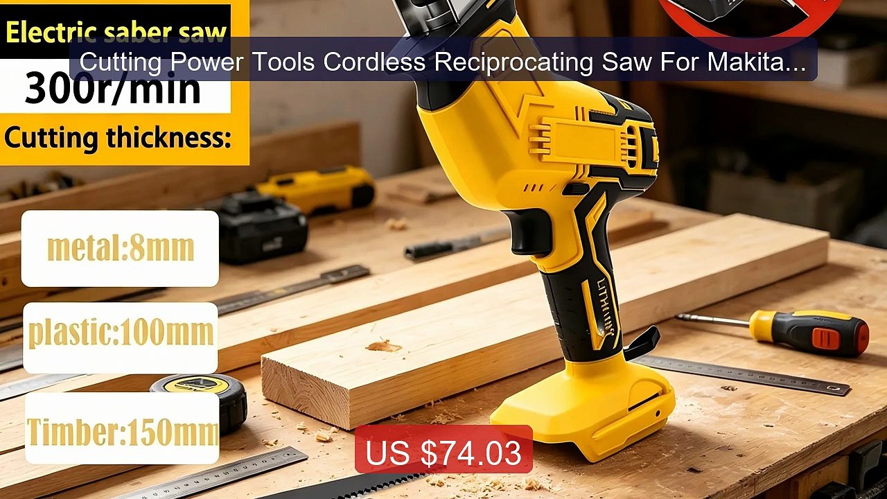 Cutting Power Tools Cordless Reciprocating Saw For Makita（N... -- Top Pick 2026 | Unbeatable Price!