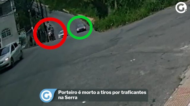 Porteiro é morto a tiros por traficantes na Serra