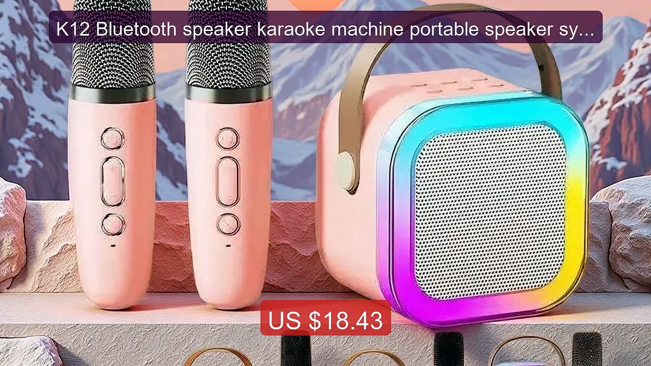 K12 Bluetooth speaker karaoke machine portable speaker system with ... -- Top Rated 2026 | Buy Now!