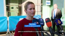 UE saúda acordo EUA-Irão para acabar guerra, Macron diz que missão para reabrir Hormuz está a postos