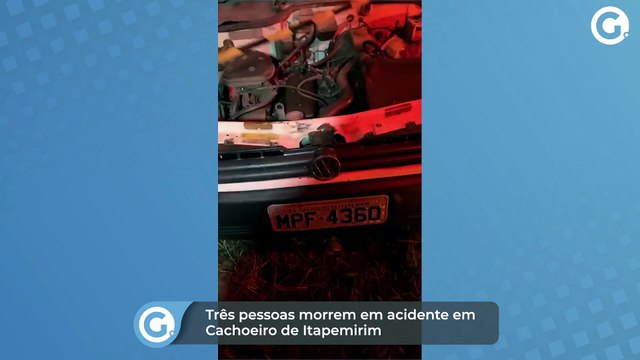 Três pessoas morrem em acidente em Cachoeiro de Itapemirim