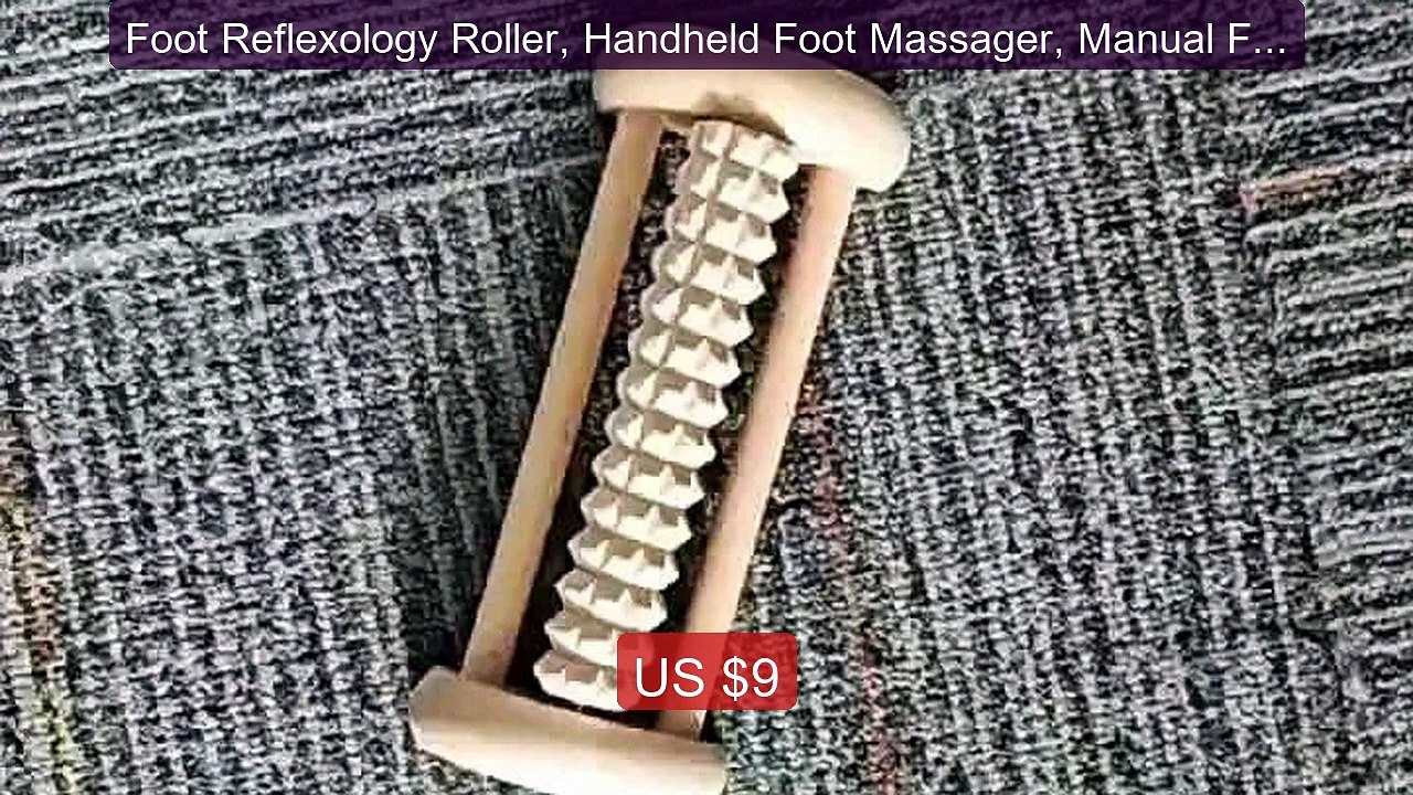 Foot Reflexology Roller, Handheld Foot Massager...