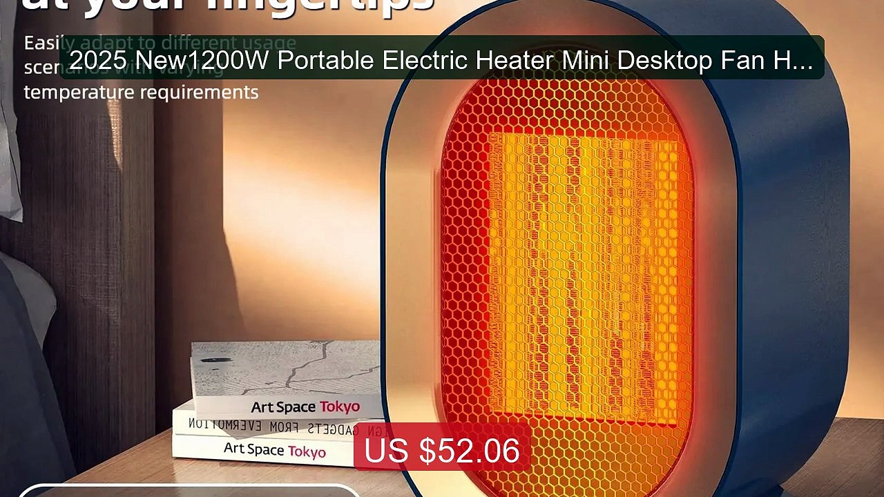 2025 New1200W Portable Electric Heater Mini Desktop Fan Heater Smar... -- Top Rated 2026 | Buy Now!