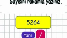 1.2- 4 Basamaklı Sayıların Yazılışı - 4. Sınıf Matematik #shorts