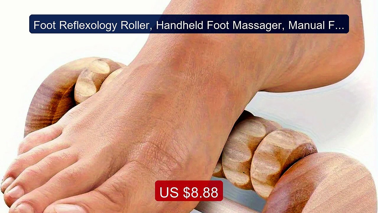 Foot Reflexology Roller, Handheld Foot Massager...