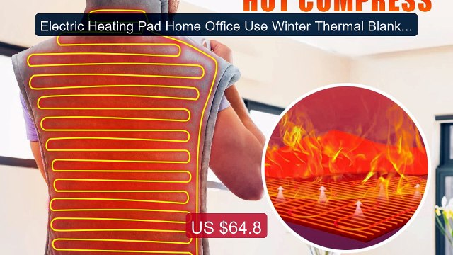Electric Heating Pad Home Office Use Winter Thermal Blanket Warmer... Best Deal 2026 | Shop Now!