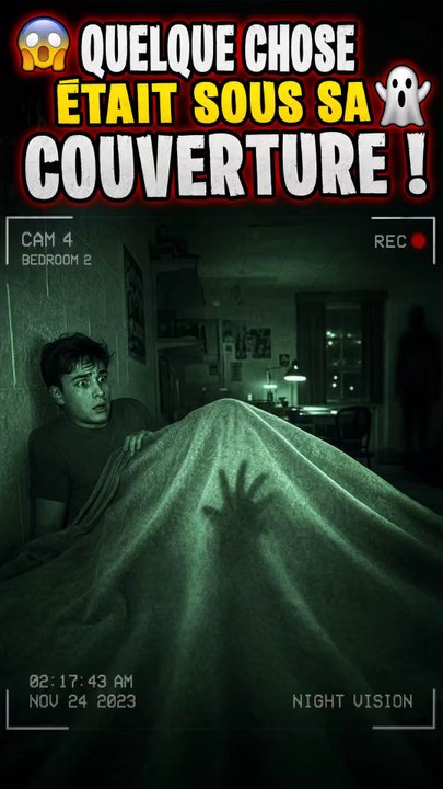😱👻 Une présence sous sa couverture en pleine nuit…