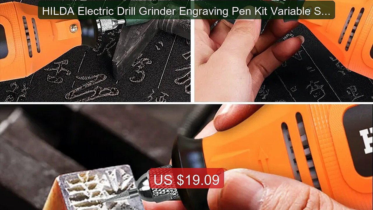 HILDA Electric Drill Grinder Engraving Pen Kit Variable Spe... -- Top Pick 2026 | Unbeatable Price!