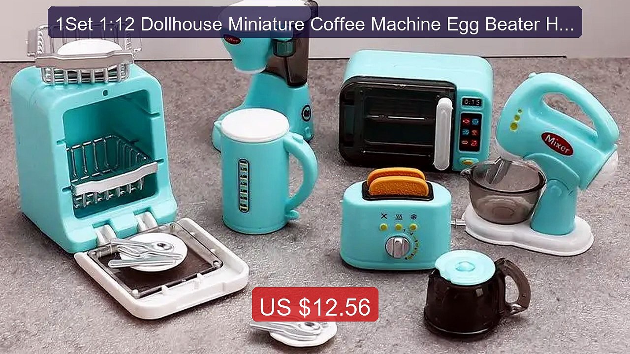 1Set 1:12 Dollhouse Miniature Coffee Machine Egg Beater Home A... -- Hot Deal 2026 | Limited Offer!