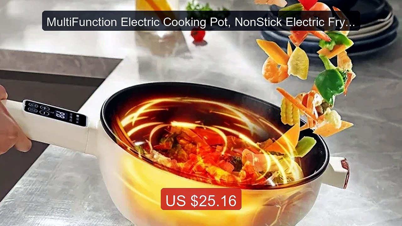 MultiFunction Electric Cooking Pot, NonStick Electric Fryer and St... -- Best Deal 2026 | Shop Now!