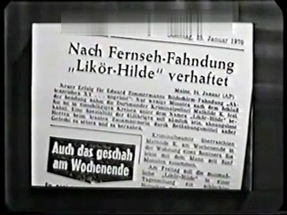 Aktenzeichen XY vom 06.03.1970