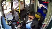 Epilepsi nöbeti geçiren yolcuyu otobüs şoförü hastaneye yetiştirdi