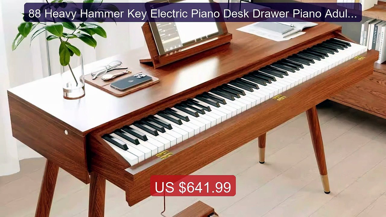 88 Heavy Hammer Key Electric Piano Desk Drawer Piano Adult Chi... -- Best Buy 2026 | Great Quality!