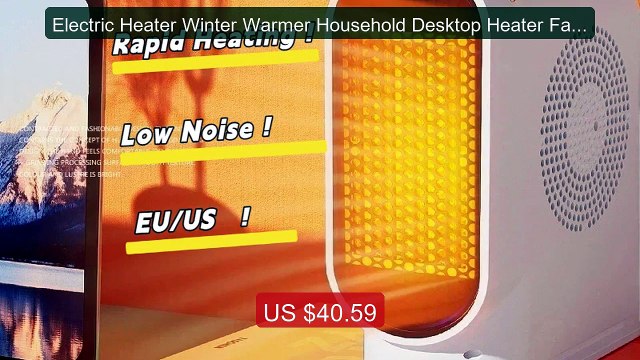Electric Heater Winter Warmer Household Desktop Heater Fan Adjustab... Top Rated 2026 | Buy Now!