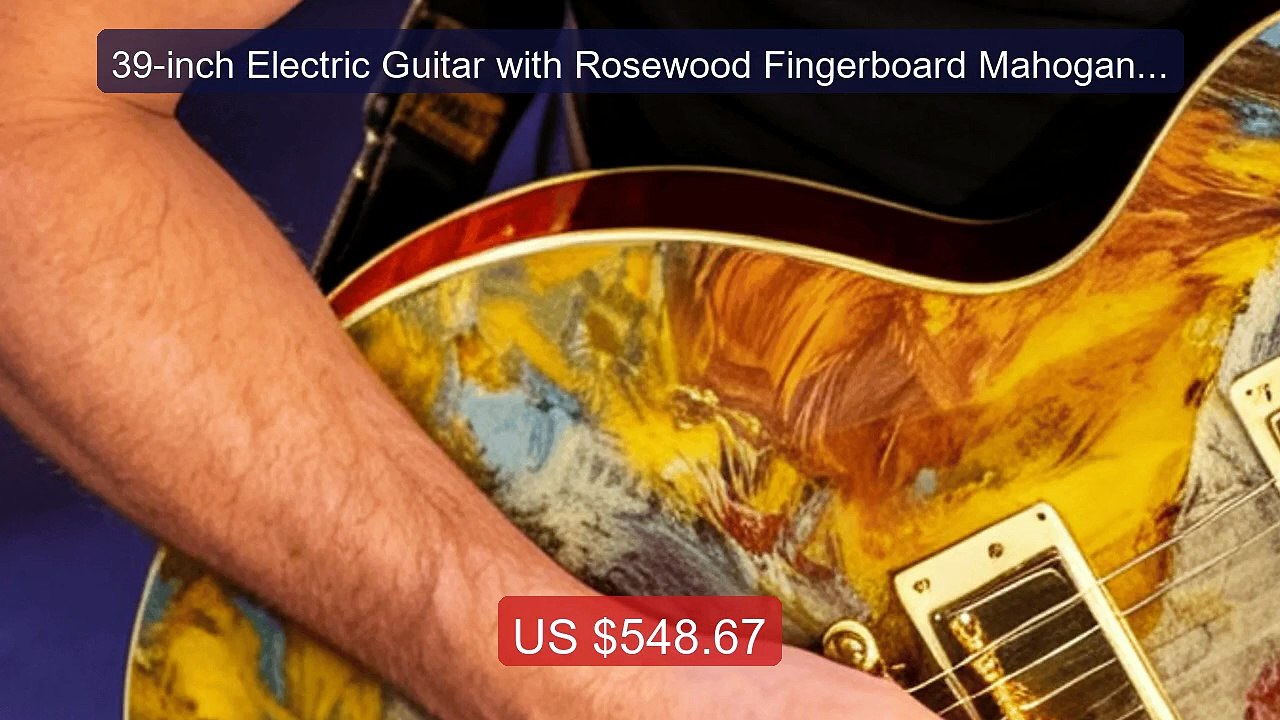 39-inch Electric Guitar with Rosewood Fingerboard Mahogany Body Wat... -- Top Rated 2026 | Buy Now!