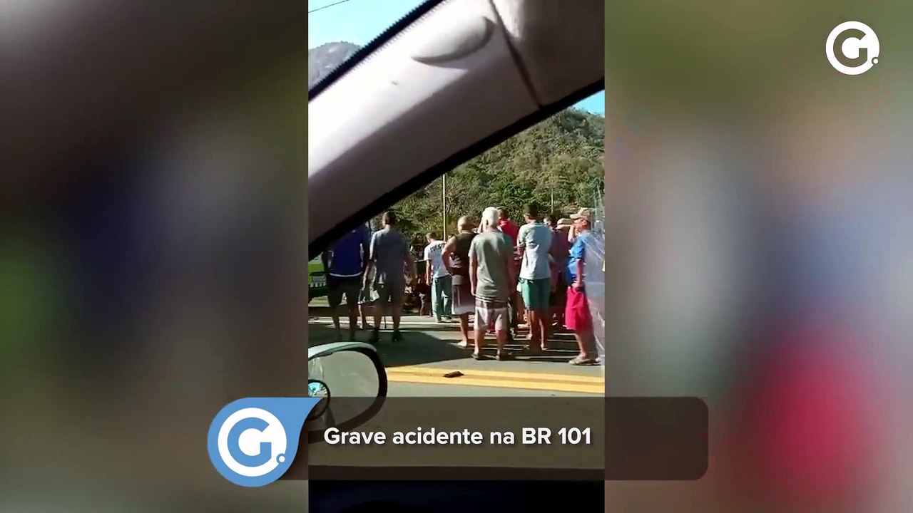Grave acidente na BR 101