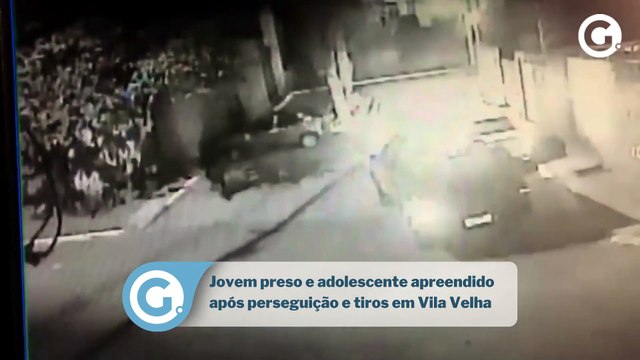 Jovem preso e adolescente apreendido após perseguição e tiros em Vila Velha