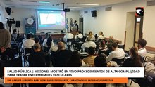 Salud pública | Realizaron intervenciones en vivo y resaltaron avances vasculares