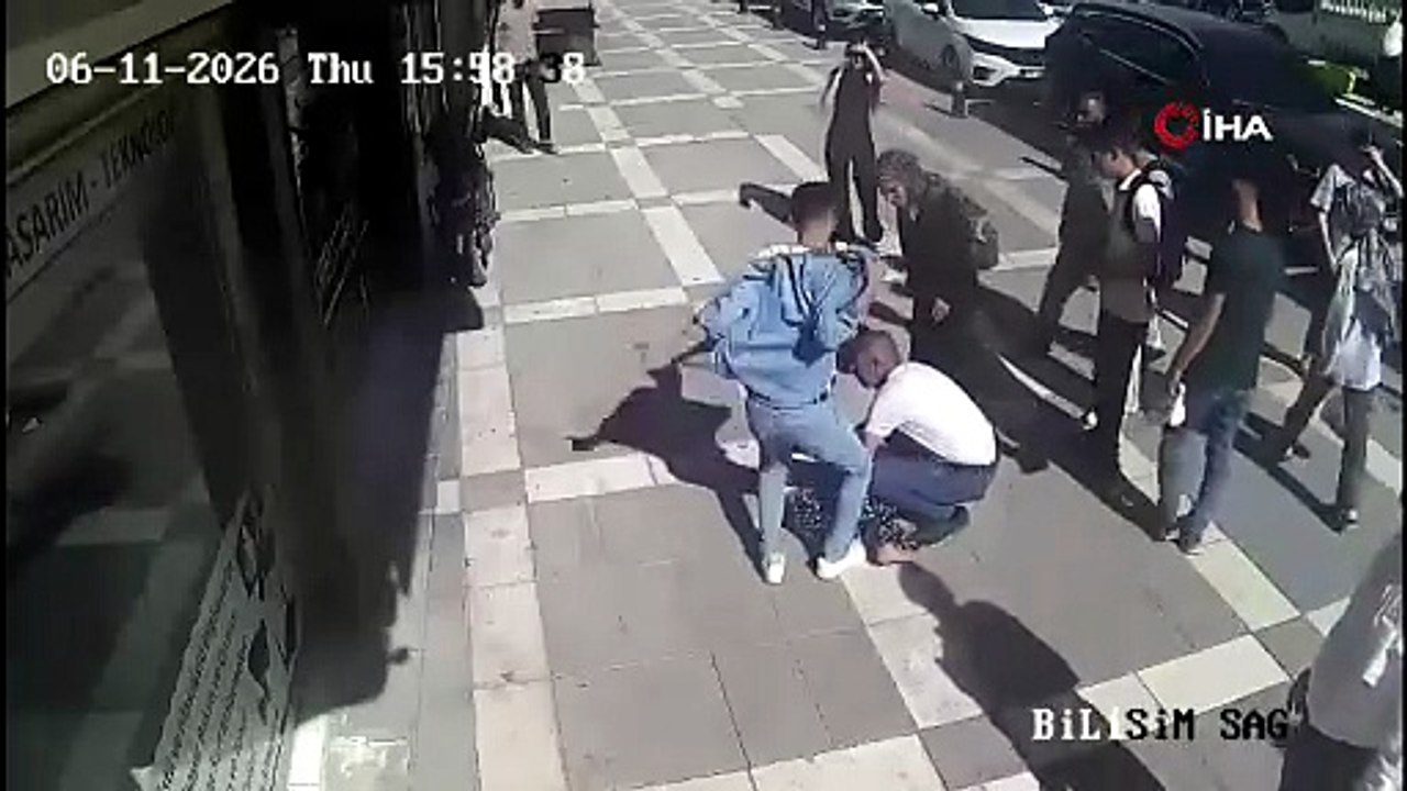 Küçük Kız Güvercinlere Yem Verirken Düştü!