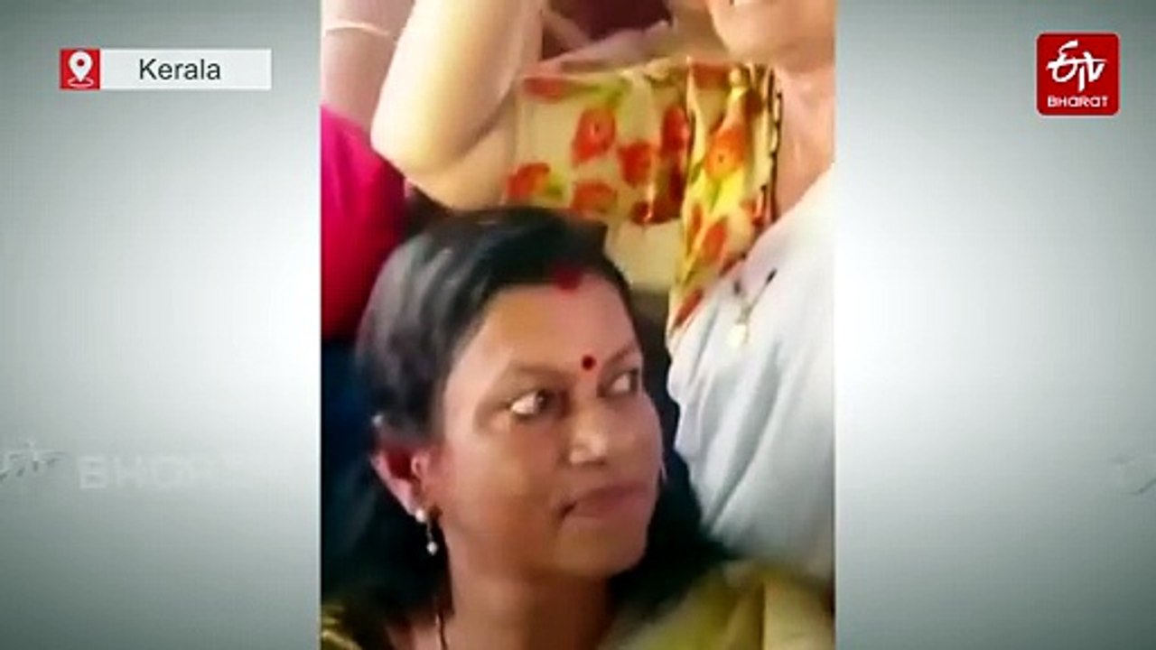 Hot _Payasam_ Spills On Kerala Minister Bindhu Krishna's Head During Launch Of Free Bus Travel Scheme