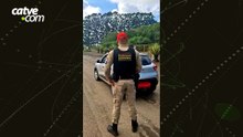 Homem é preso com drogas em carro de aplicativo na PR-986 em Rolândia