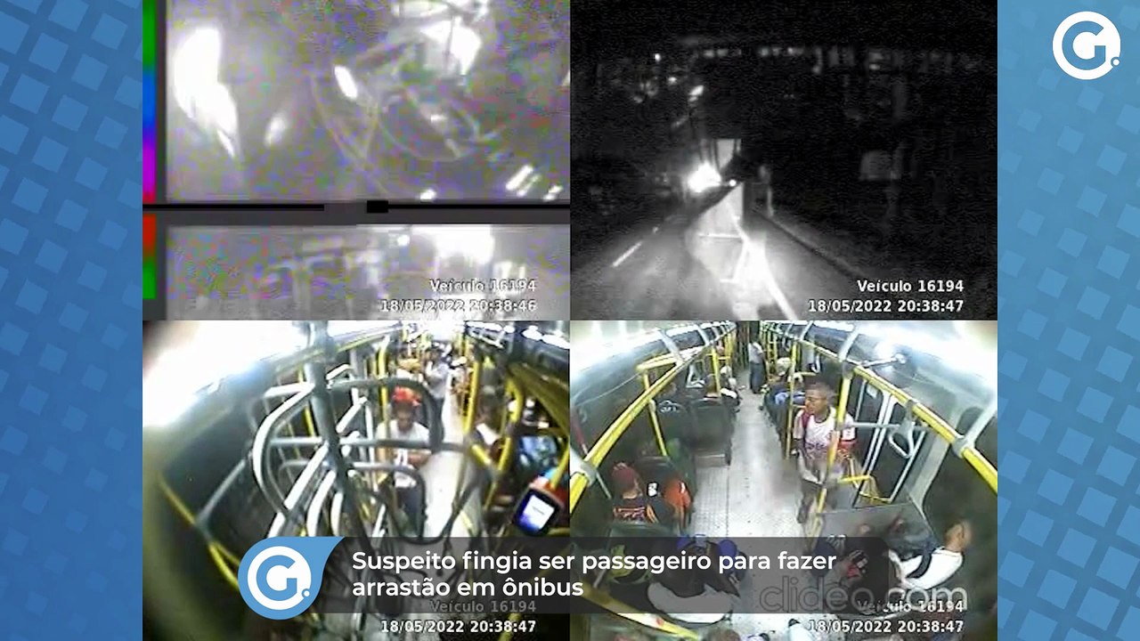 Suspeito fingia ser passageiro para fazer arrastão em ônibus