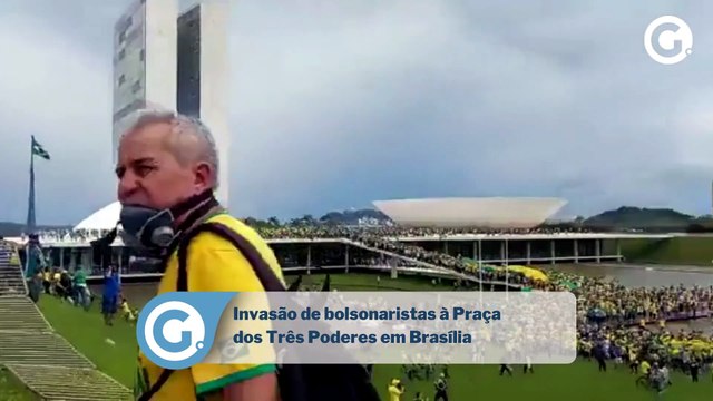 Invasão de bolsonaristas à Praça dos Três Poderes em Brasília