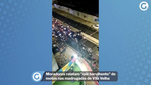 Moradores relatam rolê barulhento de motos nas madrugadas de Vila Velha