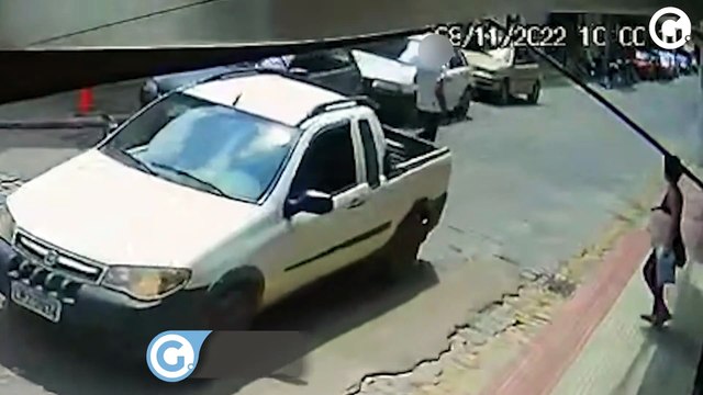 Imagens flagram tiros no meio da rua em Mimoso do Sul