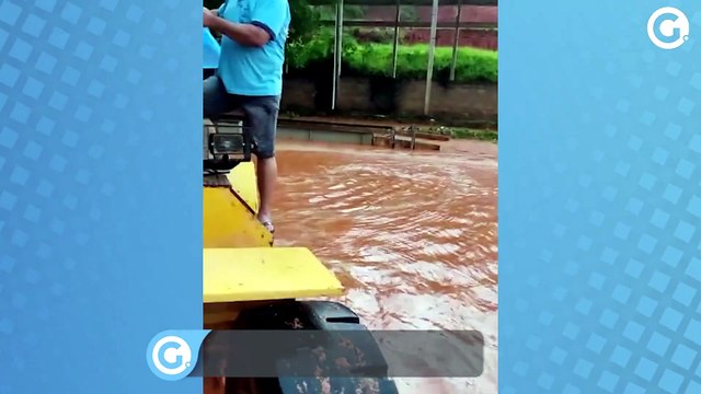 Chuva atinge Itaoca Pedra, em Cachoeiro de Itapemirim