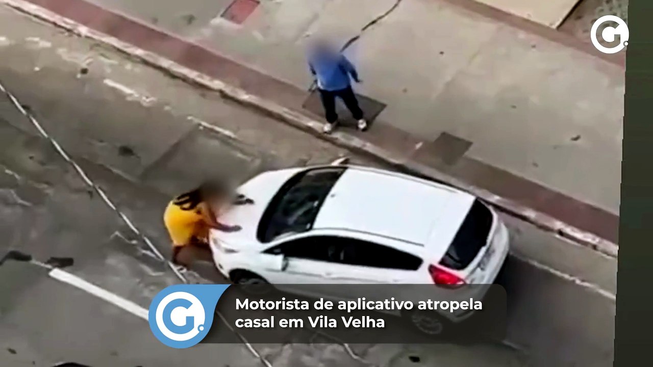Motorista de aplicativo atropela casal em Vila Velha