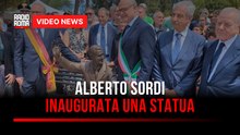 IL V MUNICIPIO CELEBRA ALBERTO SORDI: APERTA AL PUBBLICO UNA STATUA IN BRONZO