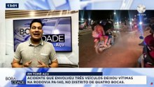 Acidente em Tomé-Açu essa madrugada, envolvendo 3 carros. Uma criança está entre os mortos
