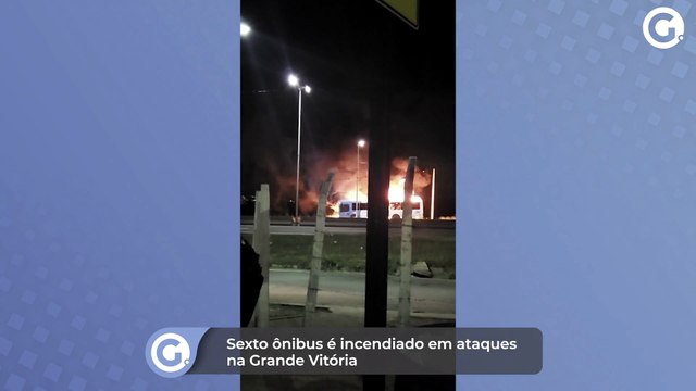 Sexto ônibus é incendiado em ataques na Grande Vitória