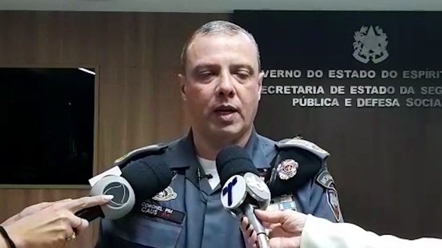 Comandante da PM fala sobre prisão de suspeitos de assinar soldados em Cariacica