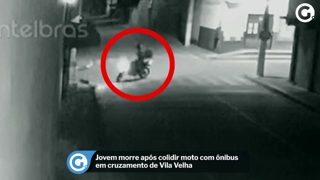 Jovem morre após colidir moto com ônibus em cruzamento de Vila Velha