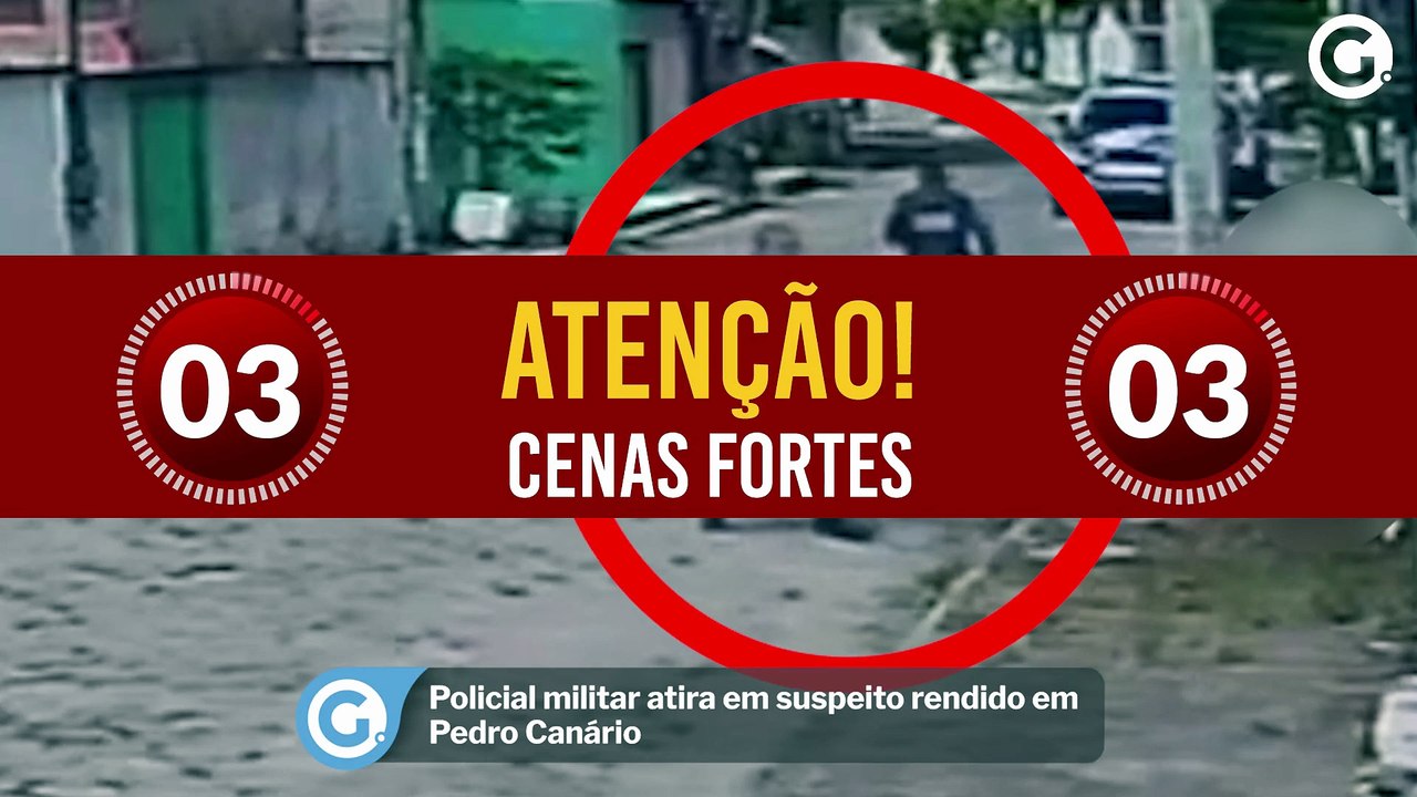 Policial militar atira em suspeito rendido em P...