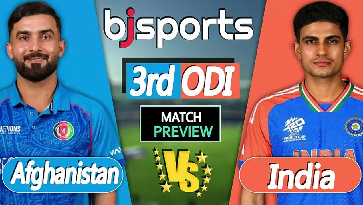 India vs Afghanistan 2026 | IND vs AFG 3rd ODI Match Preview |