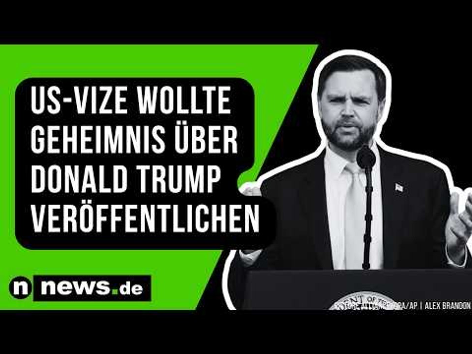 JD Vance: US-Vize wollte Epstein-Geheimnis über Donald Trump veröffentlichen